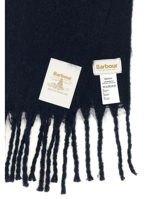 Barbour Blue 'Ellison' Scarf