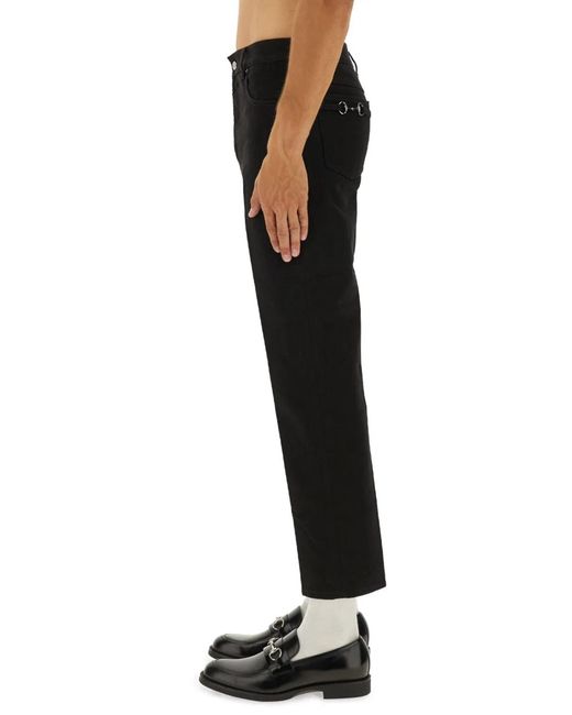 Gucci Black Slim Fit Pants for men