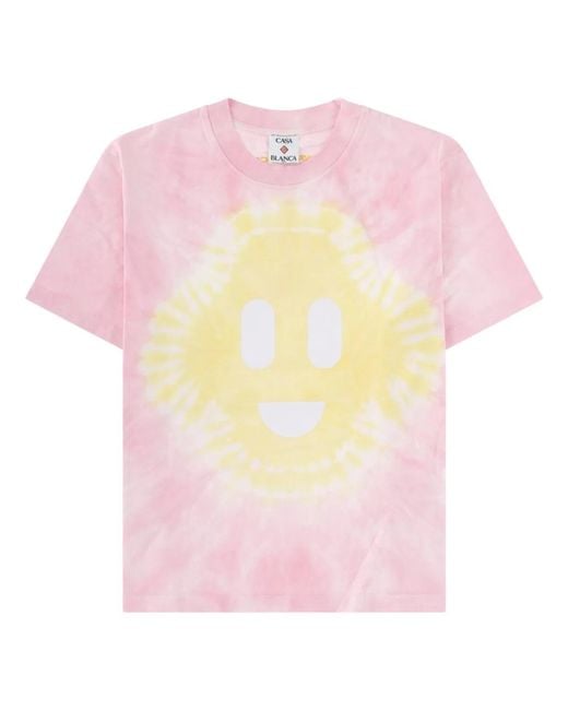 Casablanca Pink Tshirt Smile
