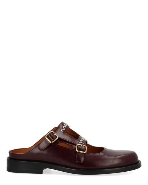 Marni Brown Moccasin Sabot "Bambi 3.0"