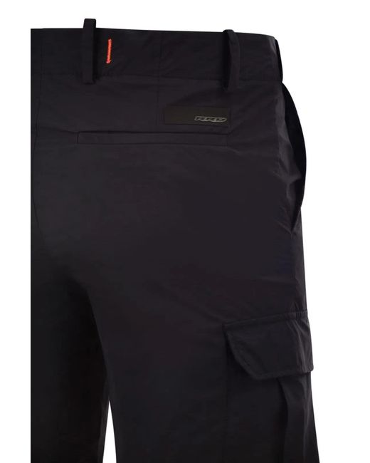 Rrd Blue Stretch Technical Cargo Bermuda Shorts for men