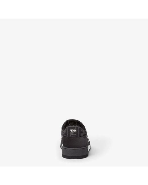 Fendi Black Match Trainers for men