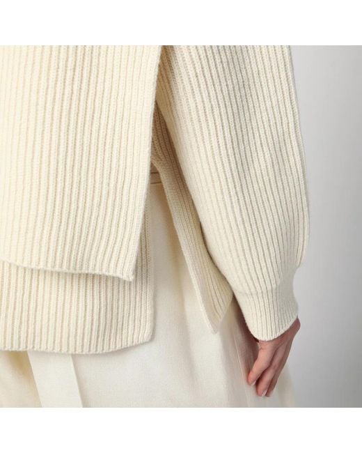 Jil Sander Natural Ivory Sweater