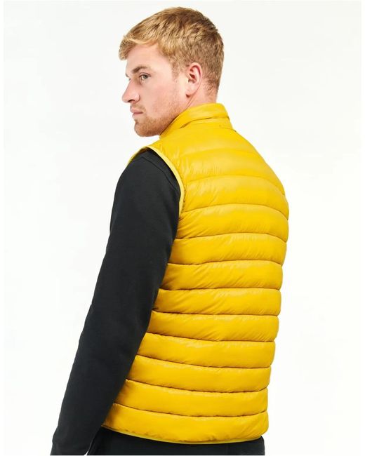 Barbour Yellow Racer Reed Gilet Vest for men