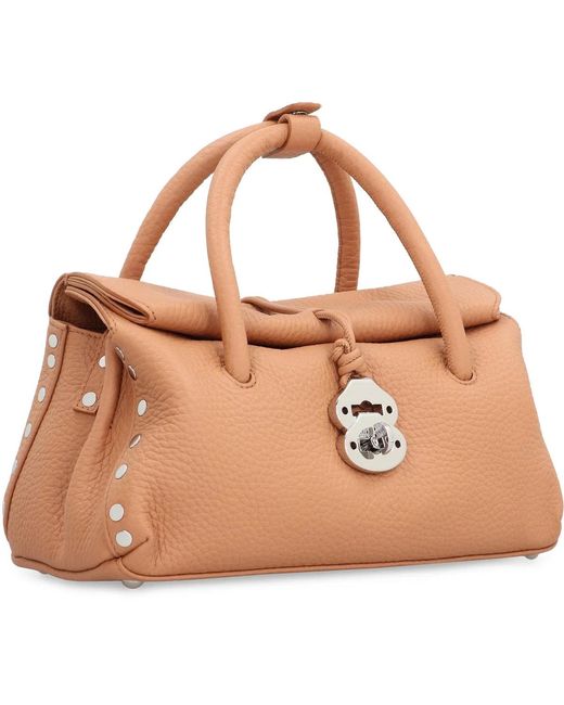 Zanellato Brown Dotta Leather Handbag