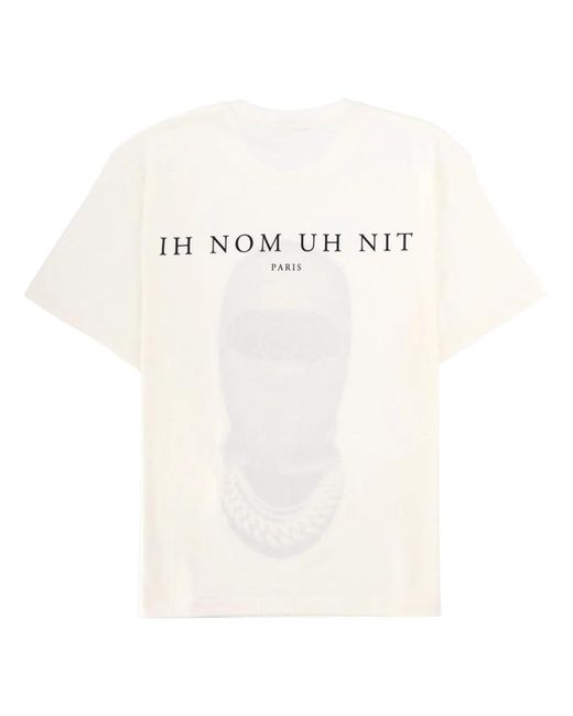 Ih Nom Uh Nit White T-Shirt With Print for men