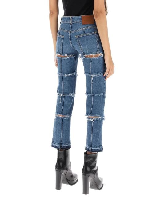 McQueen Blue Denim Pants
