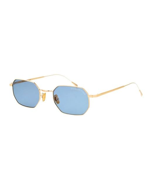 Cutler & Gross Blue Rhodium Sunglasses