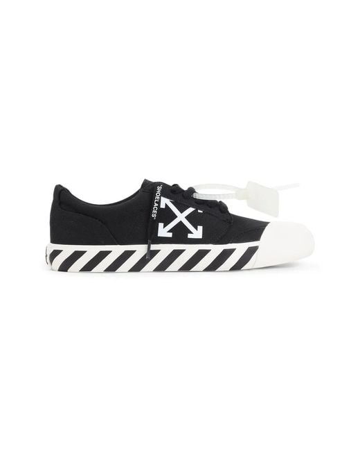 Off-White c/o Virgil Abloh Black M-Vulc Undercut Sneakers for men