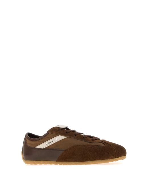 McQueen Brown Sneaker S.Rubber for men