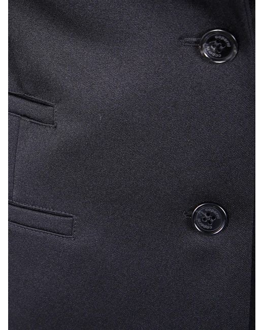 Coperni Blue Hybrid Rib Jacket