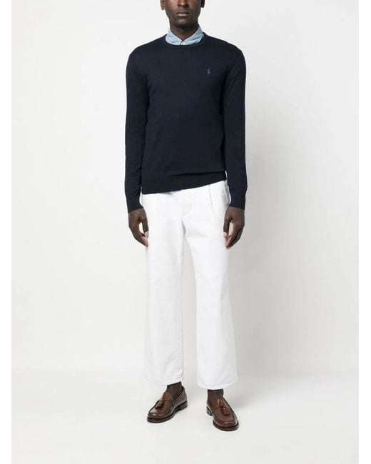 Polo Ralph Lauren Blue Cotton Pullover for men