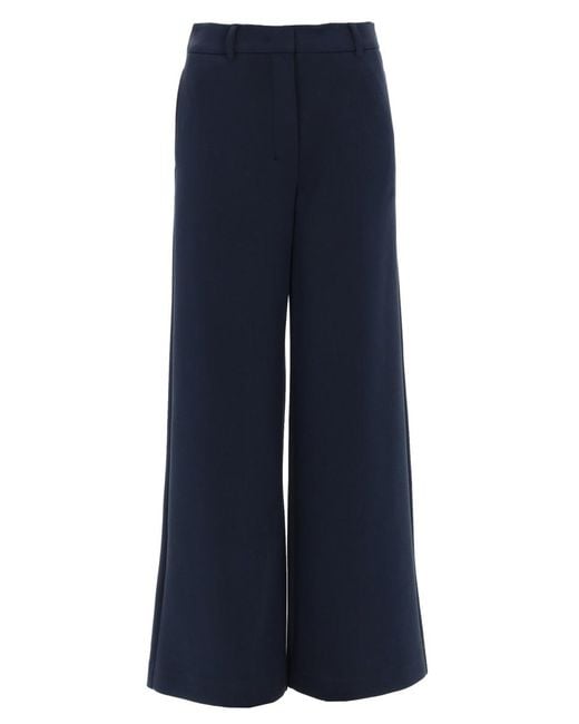 Max Mara Blue S Max Mara Pantalone Sartoriale "Aerovia"