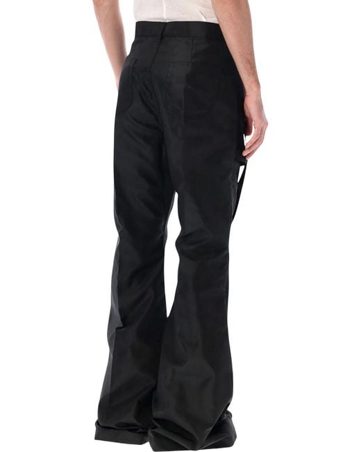 Rick Owens Black Megastrapped Bolans Jeans for men
