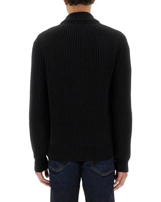 Tom Ford Black Wool Silk Sweaters for men