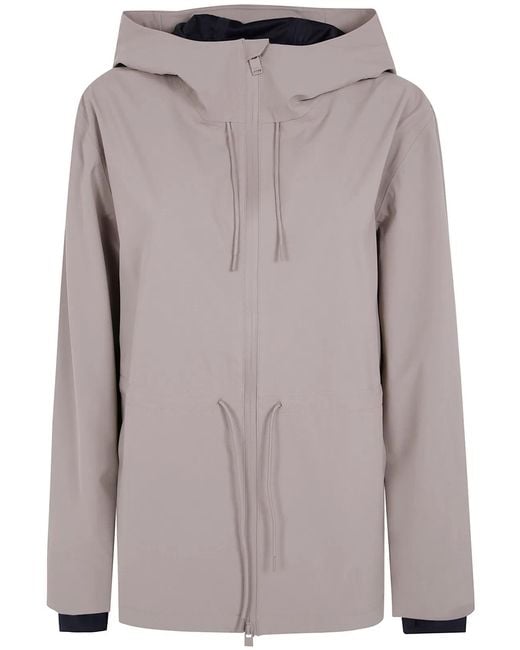 Rains Gray "Suva" Hardshell String Jacket