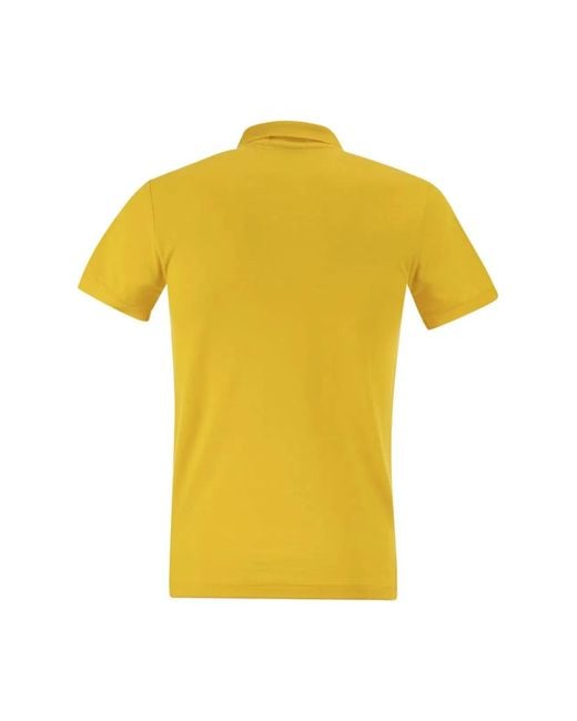 Polo Ralph Lauren Yellow Slim Fit Mesh Polo Shirt for men