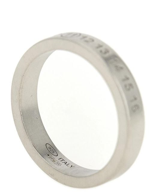 Maison Margiela Natural 'Number Reference' Ring for men