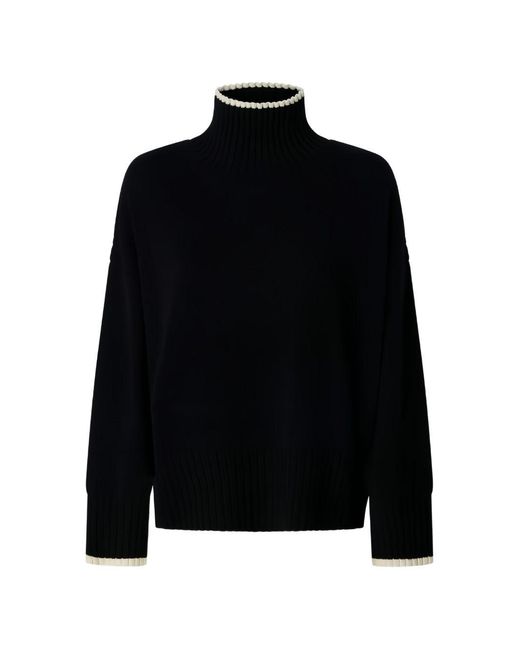 Pinko Black Wool Cashmere Sweater