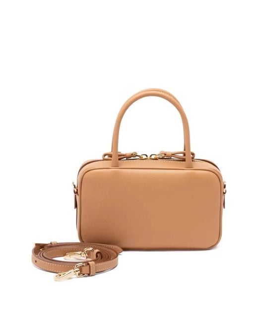 Prada Natural Leather Handbag