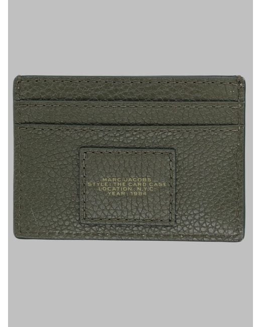 Marc Jacobs Green Portacarte Con Logo