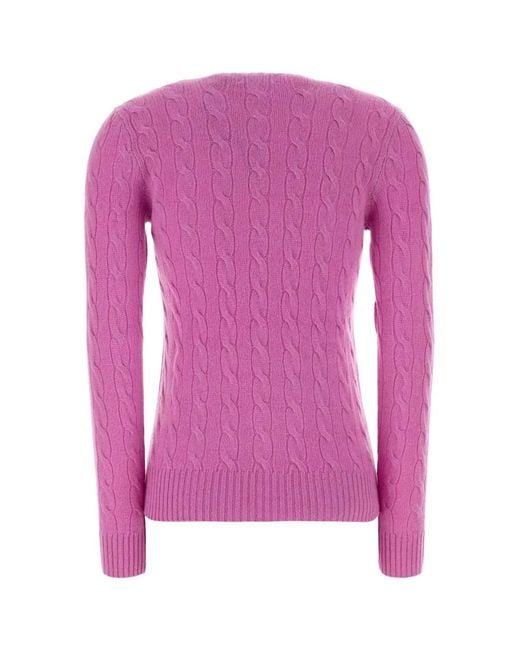 Polo Ralph Lauren Pink Julianna-Long Sleeve-Pullover