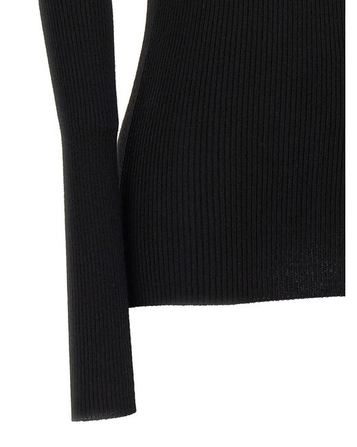 Rick Owens Black 'Al Top' Sweater