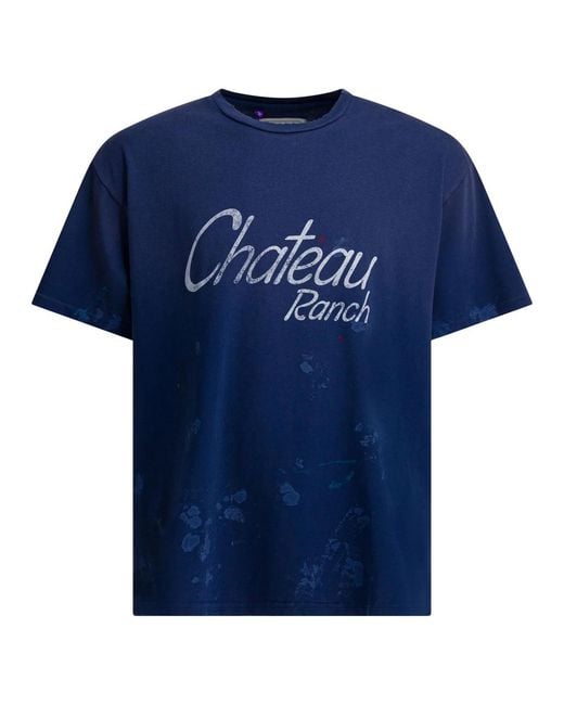 GALLERY DEPT. Blue "Chateau Ranch" T-Shirt for men