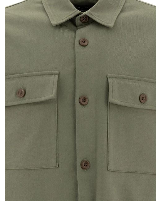 Vince Green Cotton Polyester Rayon Spandex. Jacket for men