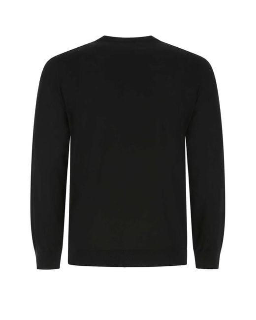 Prada Black Midnight Wool Sweater for men