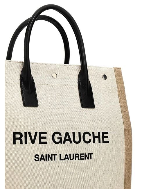 Saint Laurent Natural 'Rive Gauche North/South' Shopping Bag for men