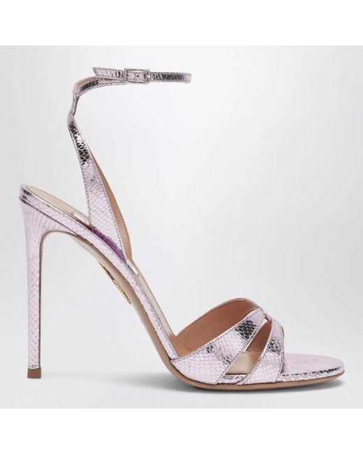 Aquazzura Pink You And I Sandals