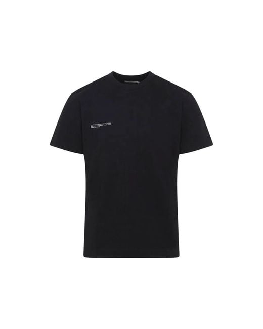 PANGAIA Black Cotton 365 Midweight T-Shirt