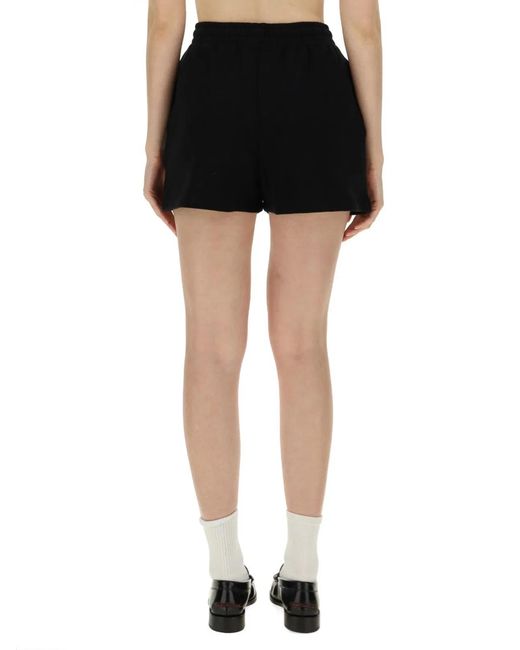 ROTATE BIRGER CHRISTENSEN Black High Waisted Shorts