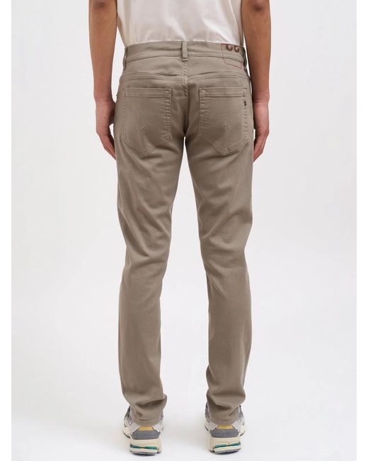 Dondup Gray Denim Pants Mod. George for men