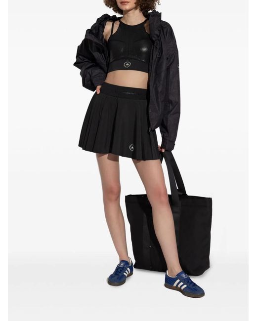 Adidas By Stella McCartney Black Adidas By Stella Mccartney Adidas By Stella Mccartney Pleated Training Skort