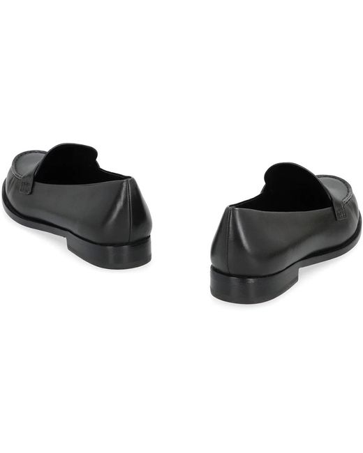 Tory Burch Black Leather Moccasins