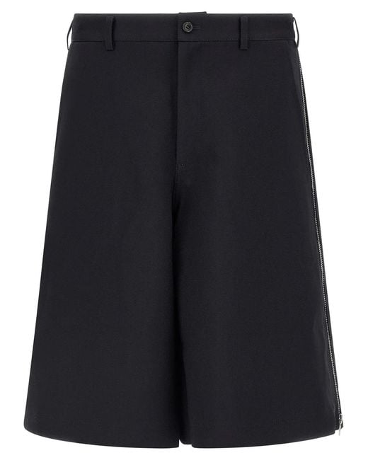 Comme des Garçons Blue Comme Des Garcons Shirt Zip Bermuda Shorts for men