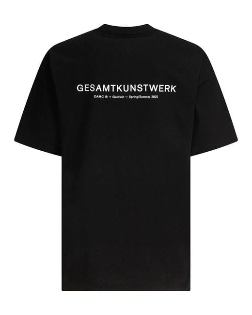Goldwin Black "Oamc T-Shirt for men