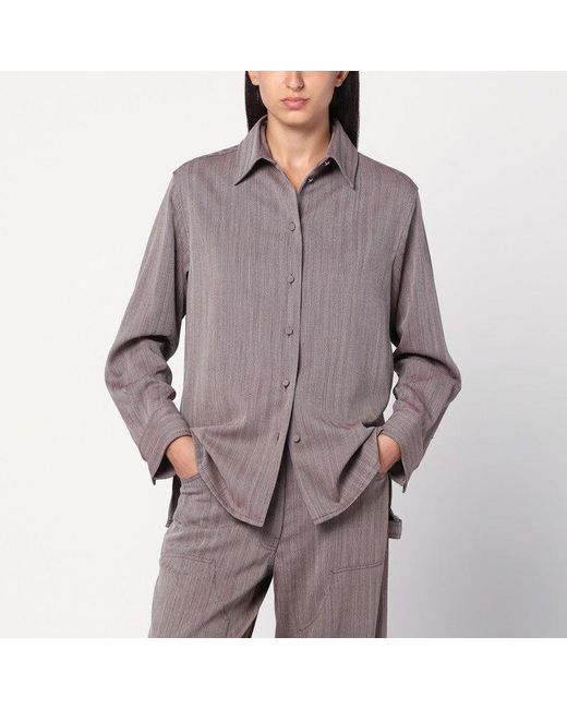 Golden Goose Deluxe Brand Gray Garnet Shirt
