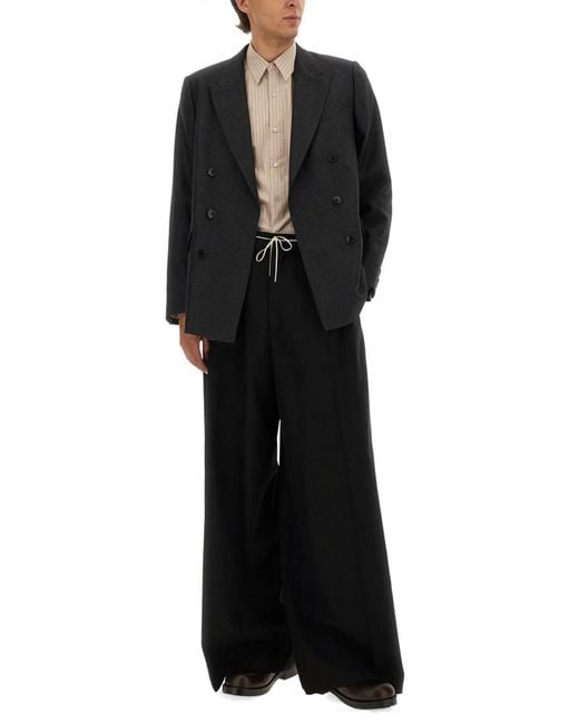 Dries Van Noten Black Wool Jacket for men