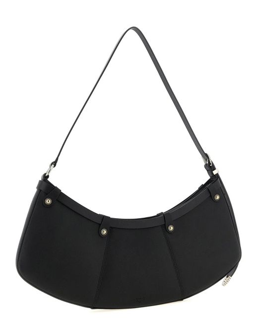 Pinko Black 'Pocket Body' Large Shoulder Bag