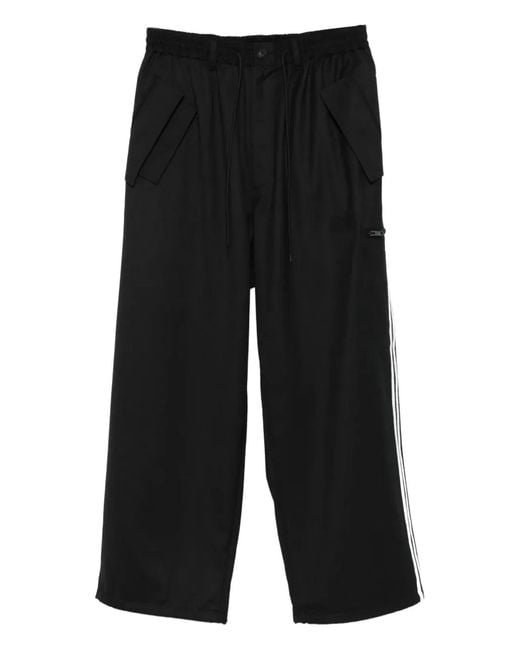 Y-3 Black Tailored Trousers for men