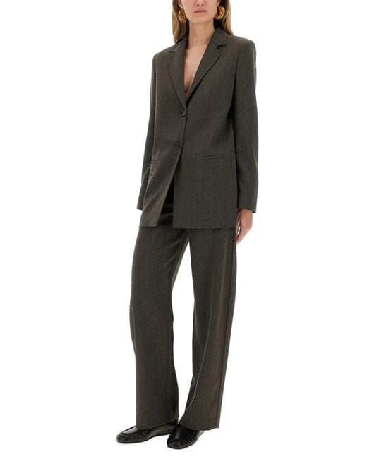 Moschino Gray Wool Blend Jacket
