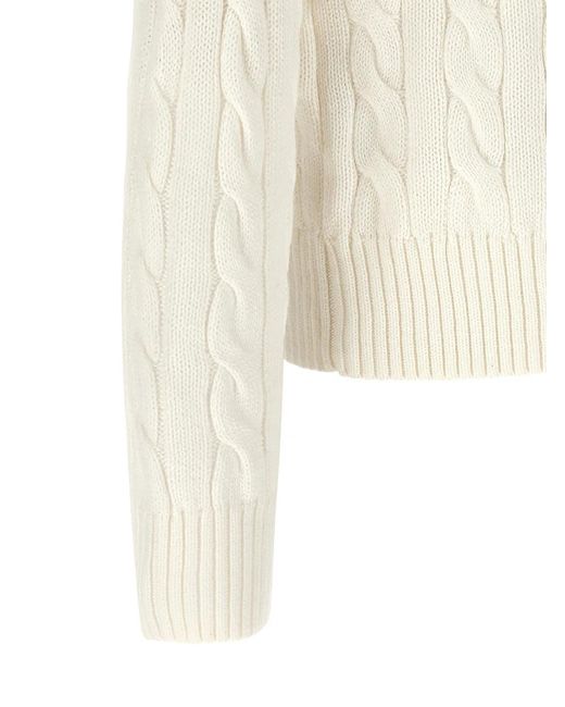 Polo Ralph Lauren White 'Driver' Sweater for men