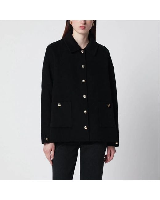 Anine Bing Black Wool And Cashmere Jacket