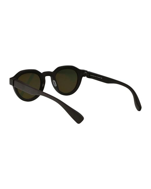 Mykita Black Steel Frame Sunglasses