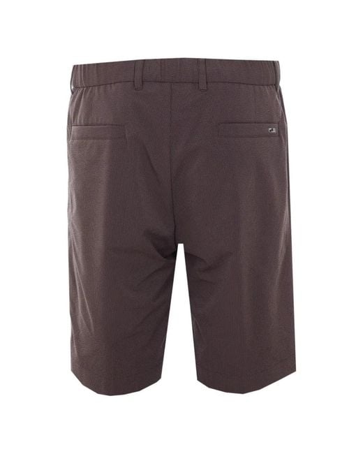 Herno Gray Elasticated Lateral Pockets Shorts for men
