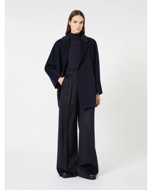 Max Mara Blue Rebus Short Coat