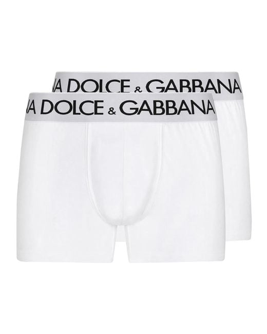 Dolce & Gabbana White Dolce & Gabbana Cotton Boxer for men